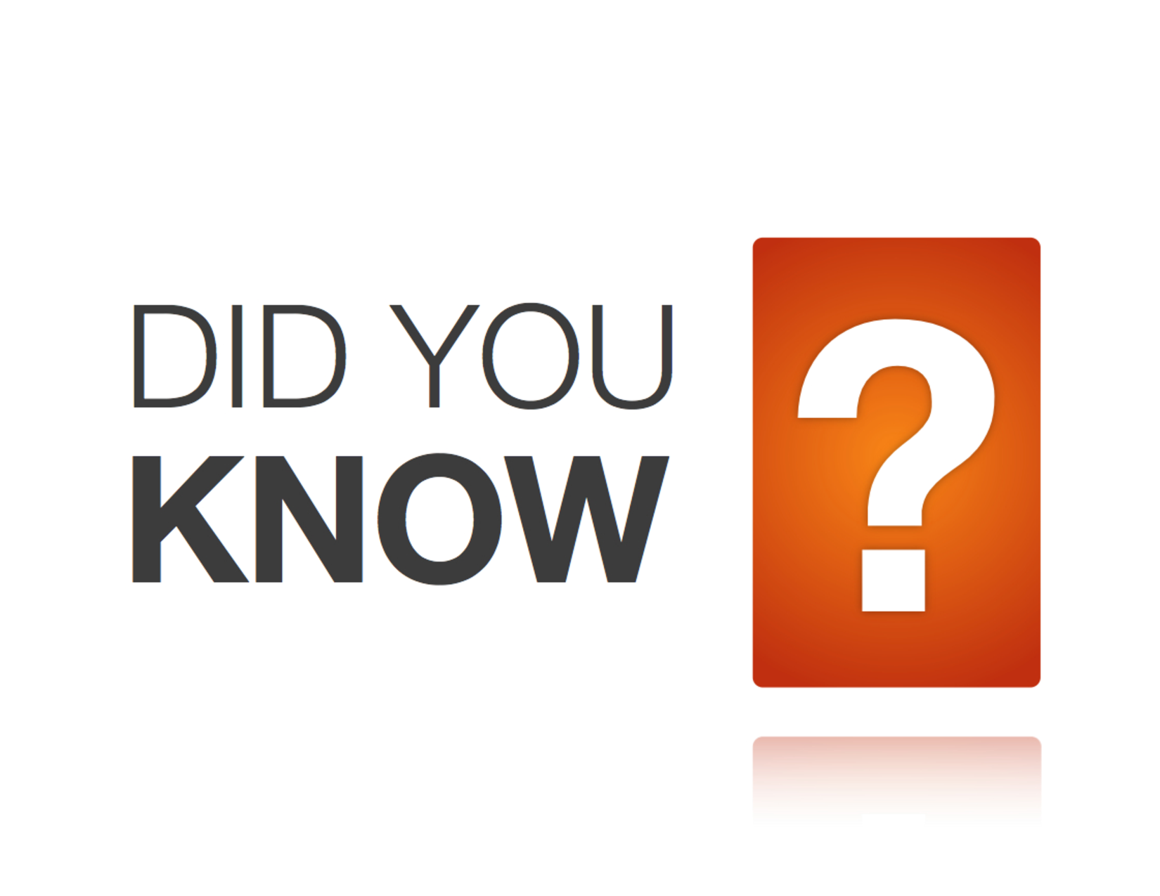 Did you know??